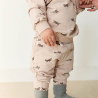 Organic Cotton Jalen Track Pant - Avion Large Shell Childrens Pant from Jamie Kay Australia