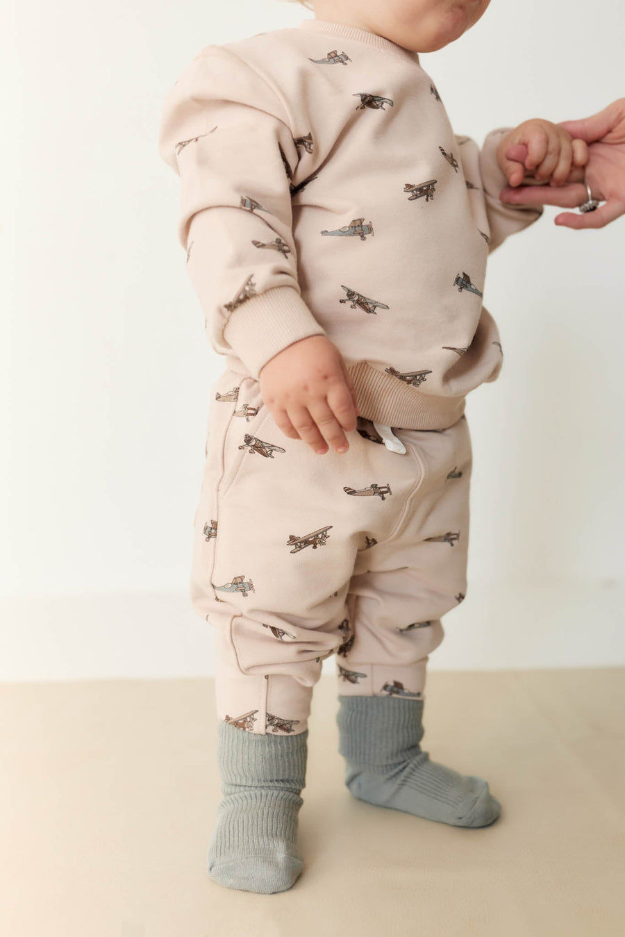 Organic Cotton Jalen Track Pant - Avion Large Shell Childrens Pant from Jamie Kay Australia