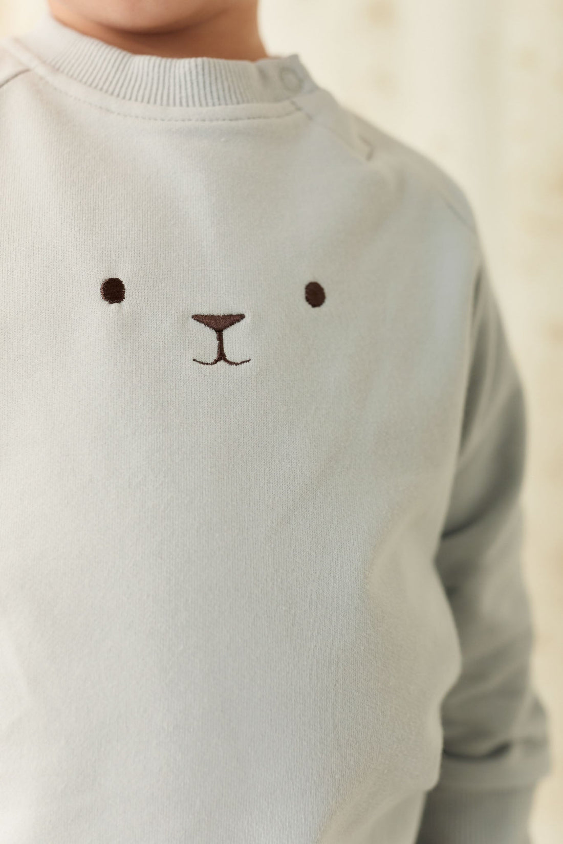 Organic Cotton Palmer Pullover - Droplet Childrens Sweatshirt from Jamie Kay Australia