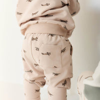 Organic Cotton Jalen Track Pant - Avion Large Shell Childrens Pant from Jamie Kay Australia