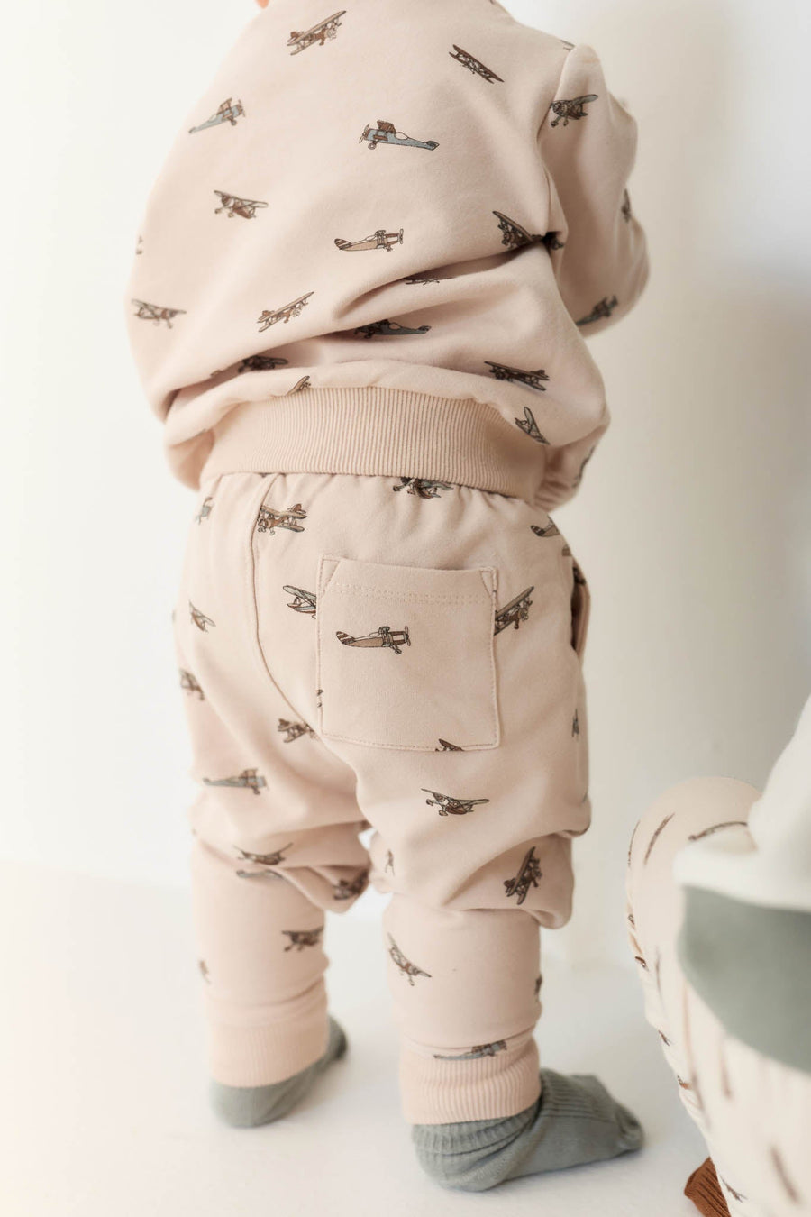 Organic Cotton Jalen Track Pant - Avion Large Shell Childrens Pant from Jamie Kay Australia