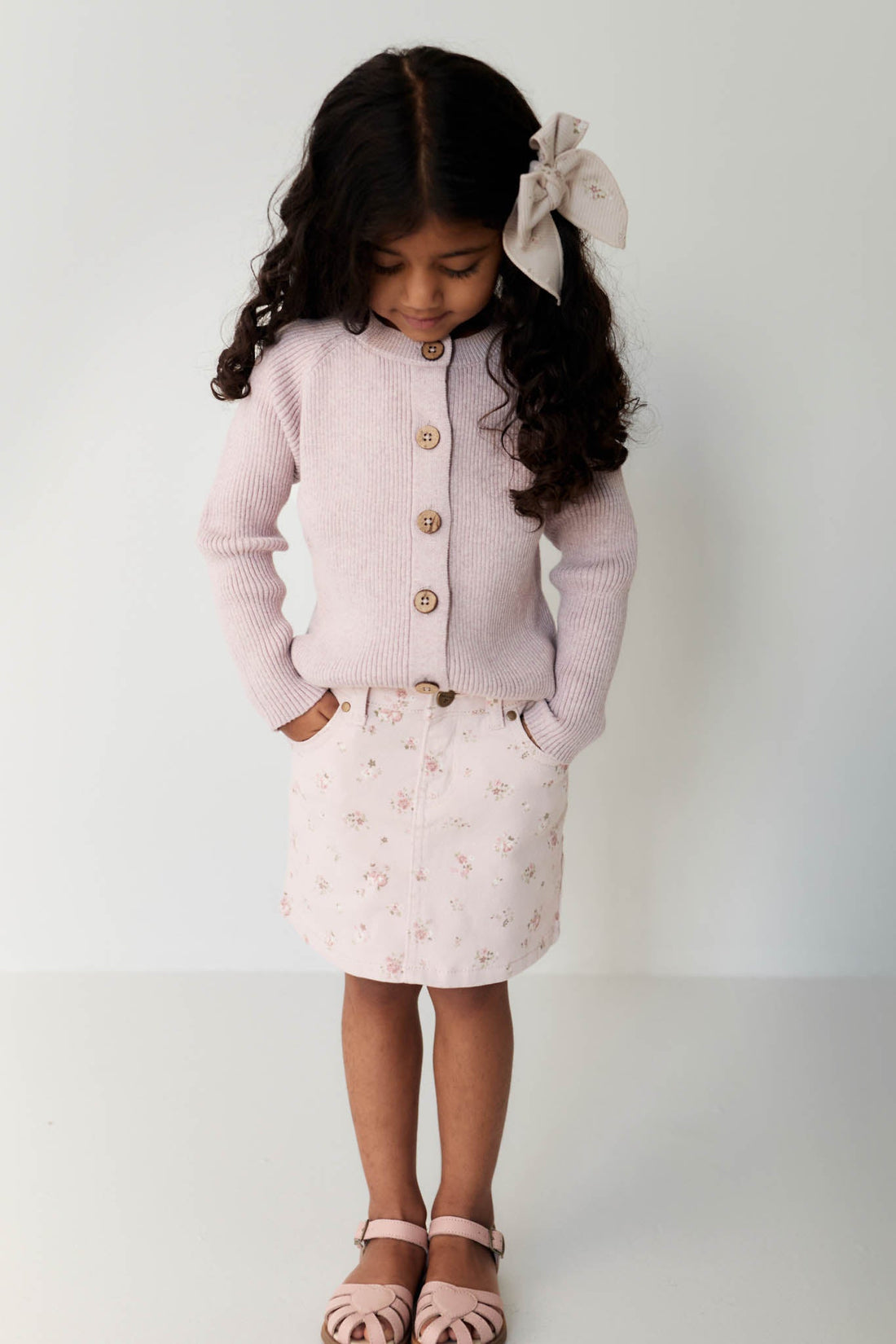 Adrienne Skirt - Petite Fleur Violet Childrens Skirt from Jamie Kay Australia