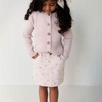 Adrienne Skirt - Petite Fleur Violet Childrens Skirt from Jamie Kay Australia