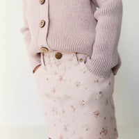 Adrienne Skirt - Petite Fleur Violet Childrens Skirt from Jamie Kay Australia