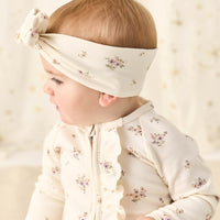 Organic Cotton Melanie Onepiece - Goldie Bouquet Egret Childrens Onepiece from Jamie Kay Australia