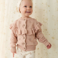 Tilly Cardigan - Dusky Rose Childrens Cardigan from Jamie Kay Australia