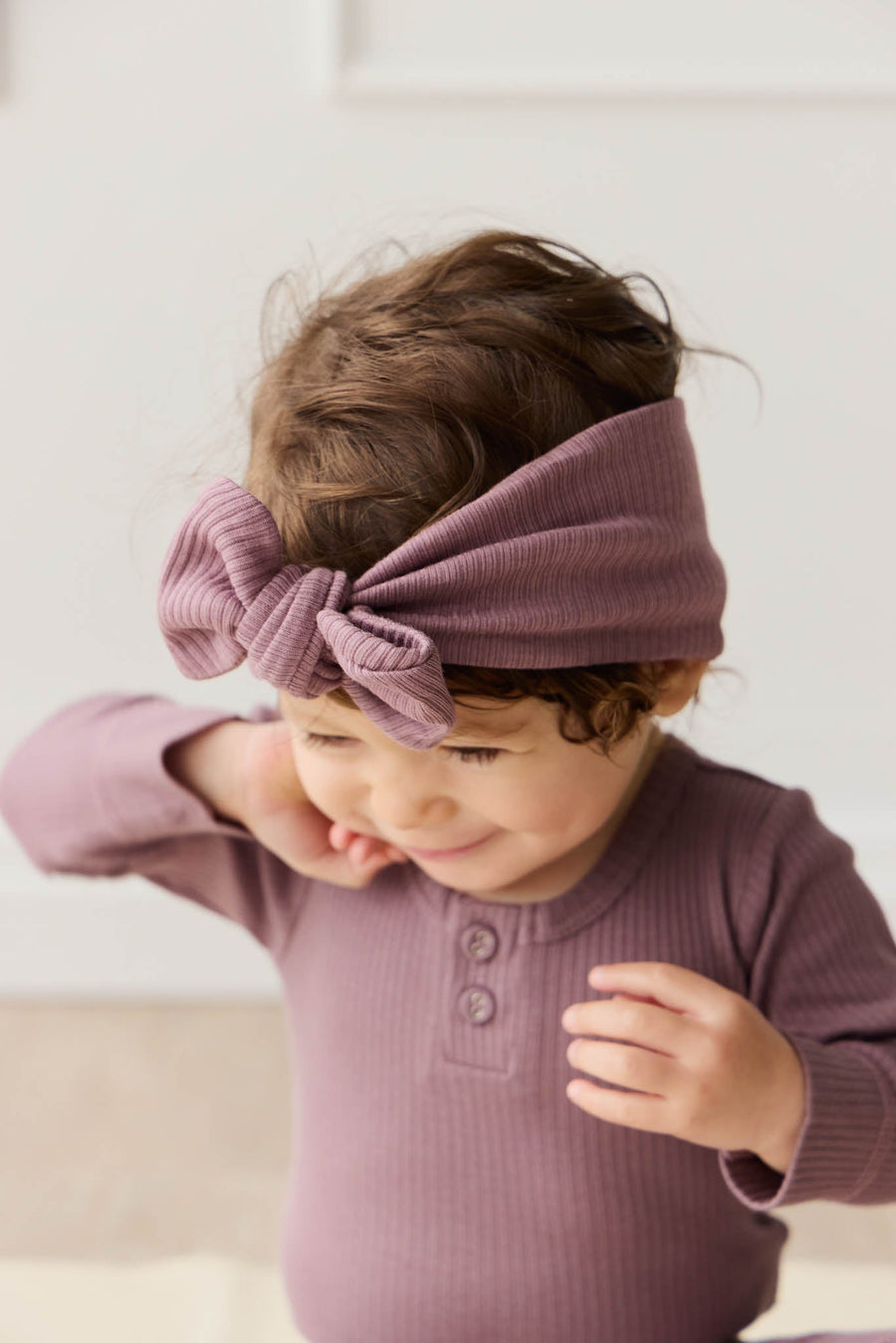 Organic Cotton Modal Lilian Headband - Twilight Childrens Headband from Jamie Kay Australia