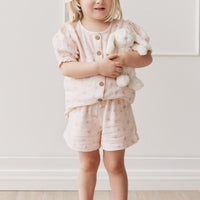 Organic Cotton Muslin Emelia Short - Irina Shell Childrens Short from Jamie Kay Australia