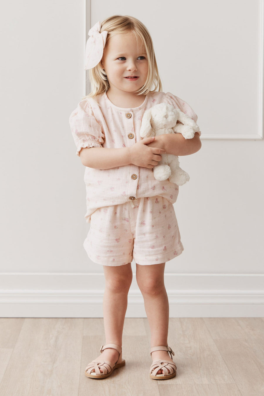 Organic Cotton Muslin Emelia Short - Irina Shell Childrens Short from Jamie Kay Australia