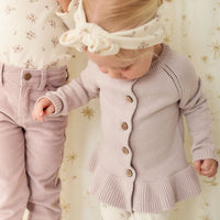 Ava Cardigan - Violet Tint Childrens Cardigan from Jamie Kay Australia