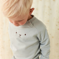 Organic Cotton Palmer Pullover - Droplet Childrens Sweatshirt from Jamie Kay Australia