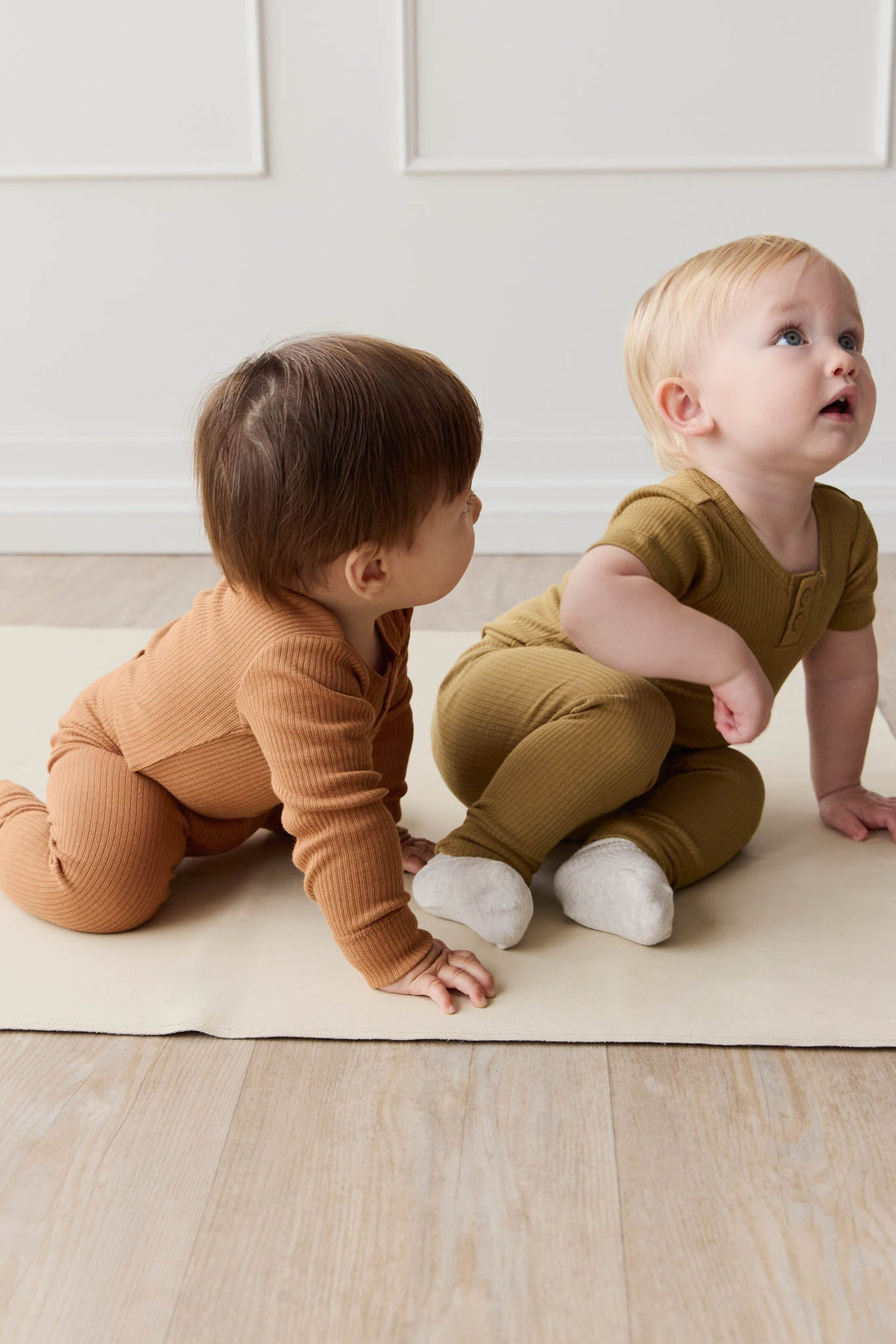 Organic Cotton Modal Long Sleeve Bodysuit - Baker Childrens Bodysuit from Jamie Kay Australia