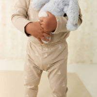 Organic Cotton Everyday Legging - Set Sail Vintage Taupe Childrens Legging from Jamie Kay Australia