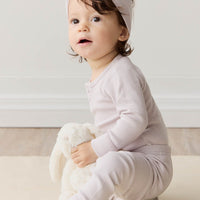 Organic Cotton Modal Long Sleeve Bodysuit - Luna Childrens Bodysuit from Jamie Kay Australia