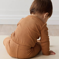 Organic Cotton Modal Long Sleeve Bodysuit - Baker Childrens Bodysuit from Jamie Kay Australia