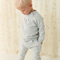 Organic Cotton Palmer Pullover - Droplet Childrens Sweatshirt from Jamie Kay Australia