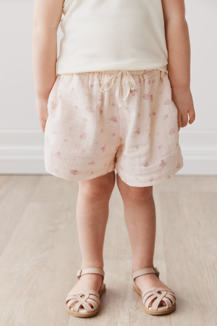 Organic Cotton Muslin Emelia Short - Irina Shell Childrens Short from Jamie Kay Australia