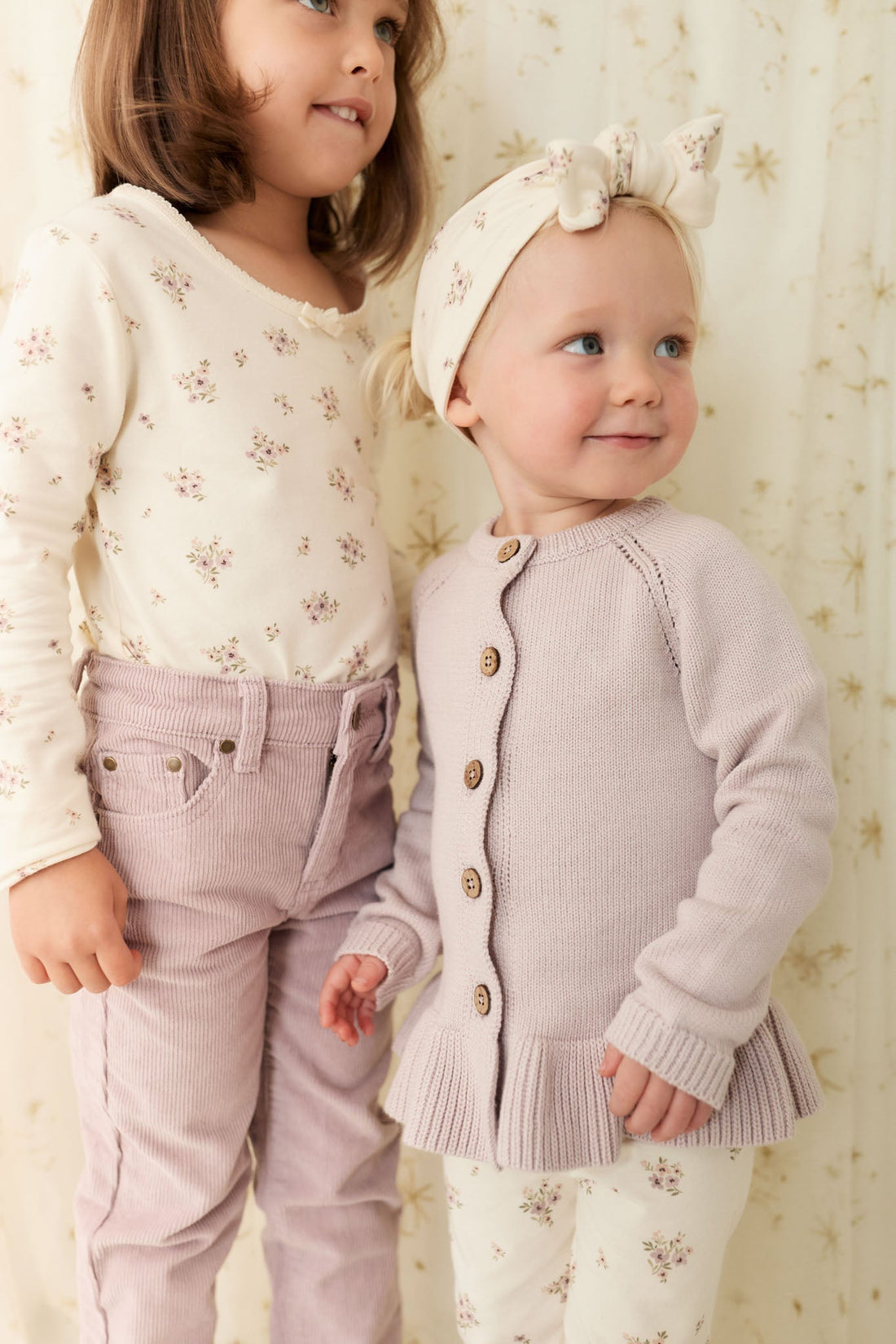 Ava Cardigan - Violet Tint Childrens Cardigan from Jamie Kay Australia