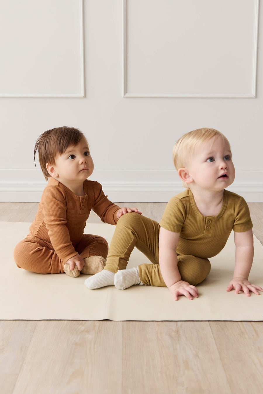 Organic Cotton Modal Long Sleeve Bodysuit - Baker Childrens Bodysuit from Jamie Kay Australia