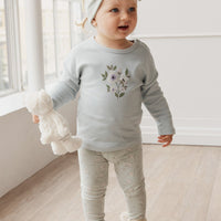 Pima Cotton Marley Long Sleeve Top - Ocean Spray Childrens Top from Jamie Kay Australia