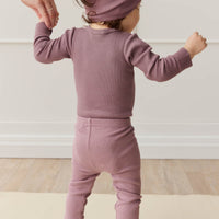 Organic Cotton Modal Everyday Legging - Twilight Childrens Legging from Jamie Kay Australia