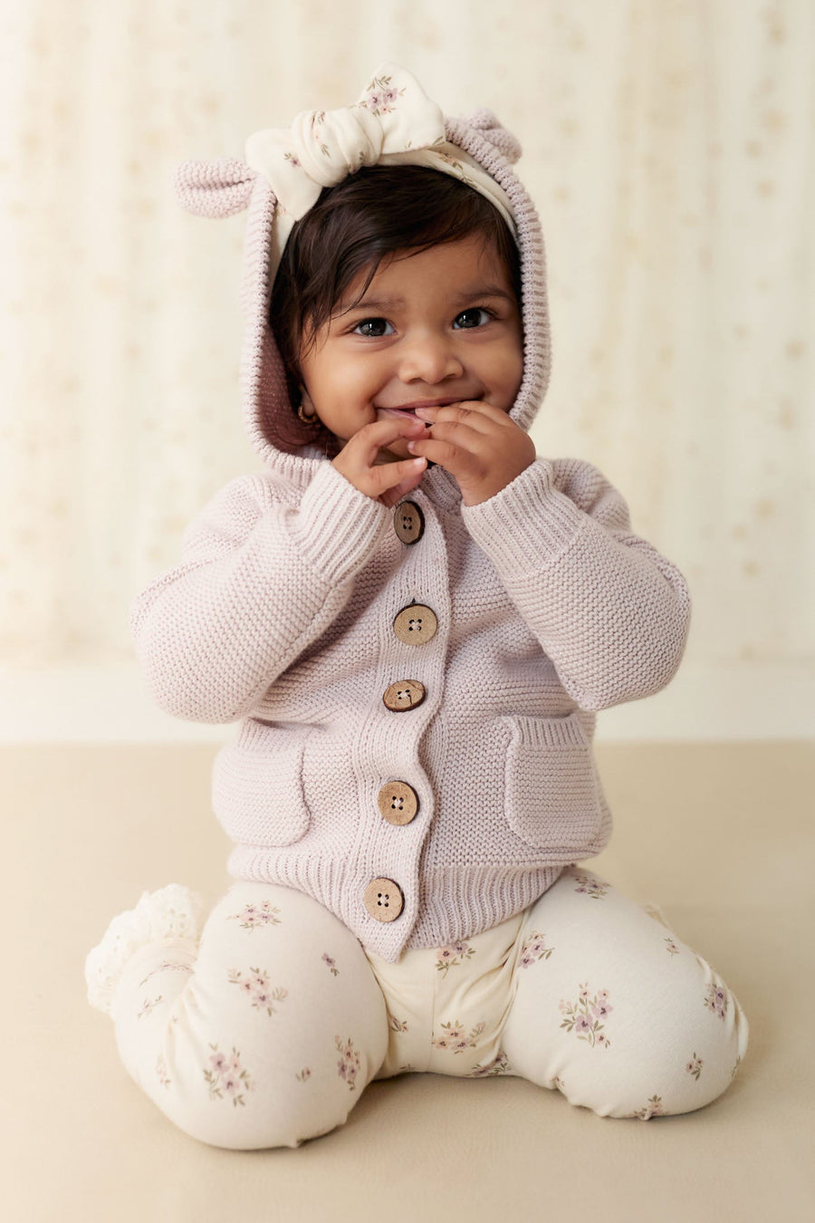 Sebastian Knitted Cardigan/Jacket - Luna Childrens Cardigan from Jamie Kay Australia