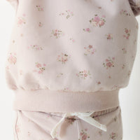 Organic Cotton Ivy Shortie - Petite Fleur Violet Childrens Short from Jamie Kay Australia