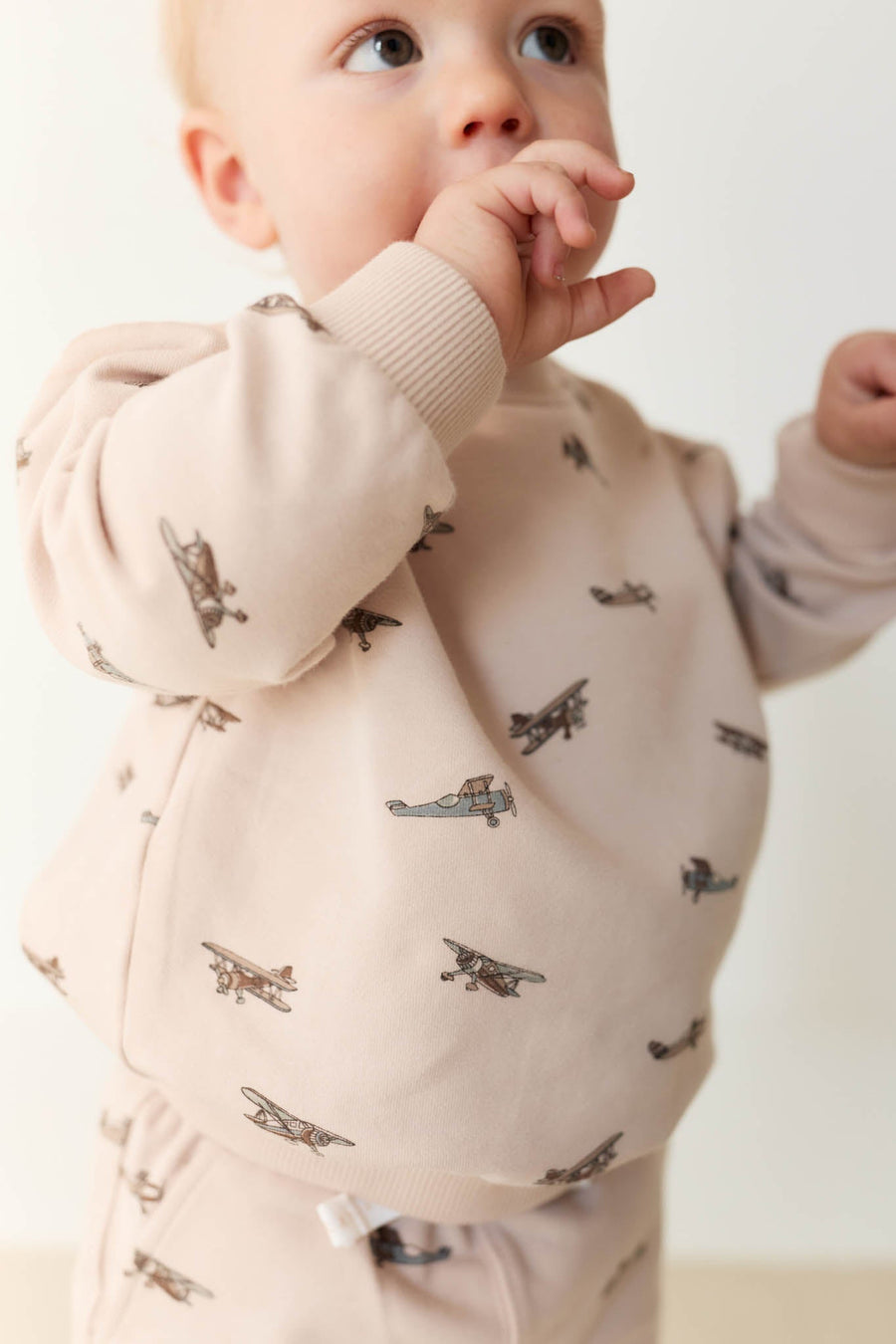 Organic Cotton Jalen Oversized Jumper - Avion Large Shell Childrens Jumper from Jamie Kay Australia