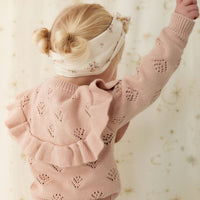 Tilly Cardigan - Dusky Rose Childrens Cardigan from Jamie Kay Australia