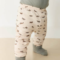 Organic Cotton Everyday Legging - Avion Shell Childrens Legging from Jamie Kay Australia