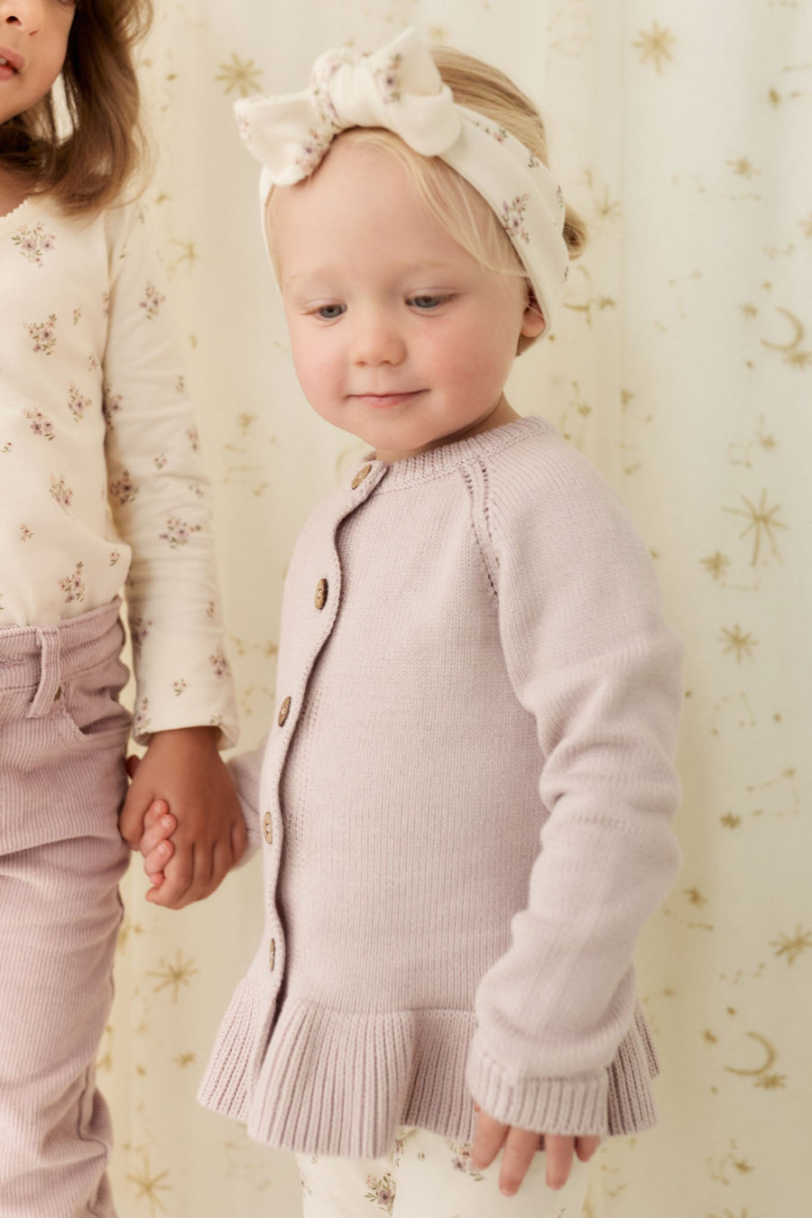 Ava Cardigan - Violet Tint Childrens Cardigan from Jamie Kay Australia