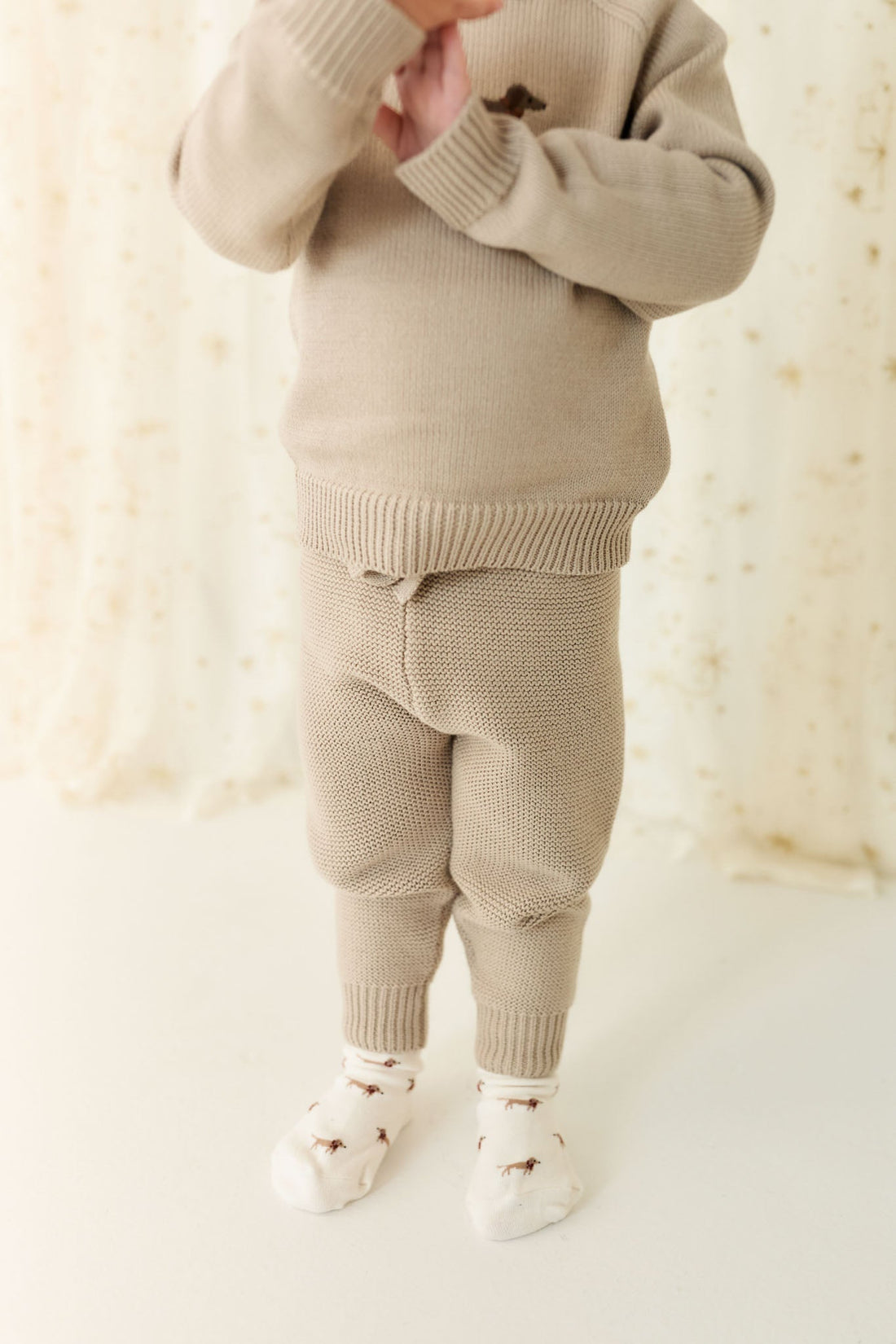 Ethan Pant - Vintage Taupe Childrens Pant from Jamie Kay Australia