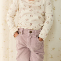 Alison Cord Pant - Heather Haze Childrens Pant from Jamie Kay Australia