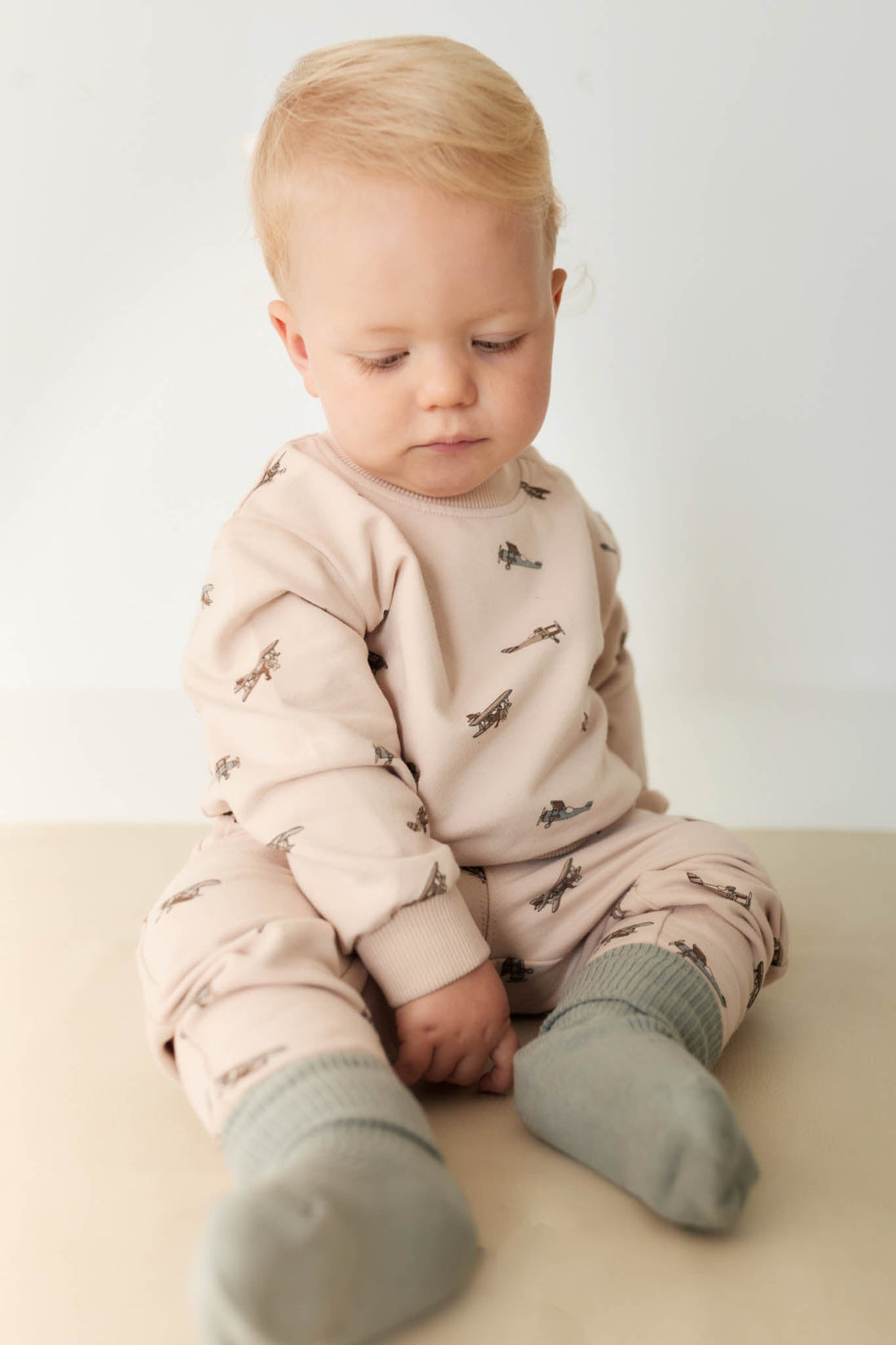 Organic Cotton Jalen Oversized Jumper - Avion Large Shell Childrens Jumper from Jamie Kay Australia