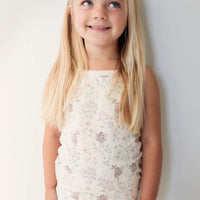 Organic Cotton Daisy May Pyjama Singlet Set - Fairy Willow Childrens Pyjamas from Jamie Kay Australia