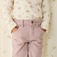 Alison Cord Pant - Heather Haze Childrens Pant from Jamie Kay Australia