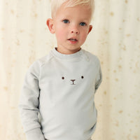 Organic Cotton Palmer Pullover - Droplet Childrens Sweatshirt from Jamie Kay Australia