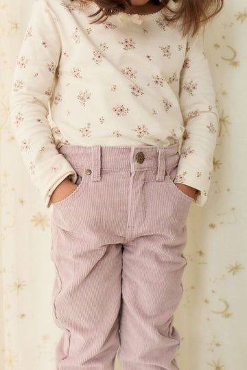 Alison Cord Pant - Heather Haze Childrens Pant from Jamie Kay Australia