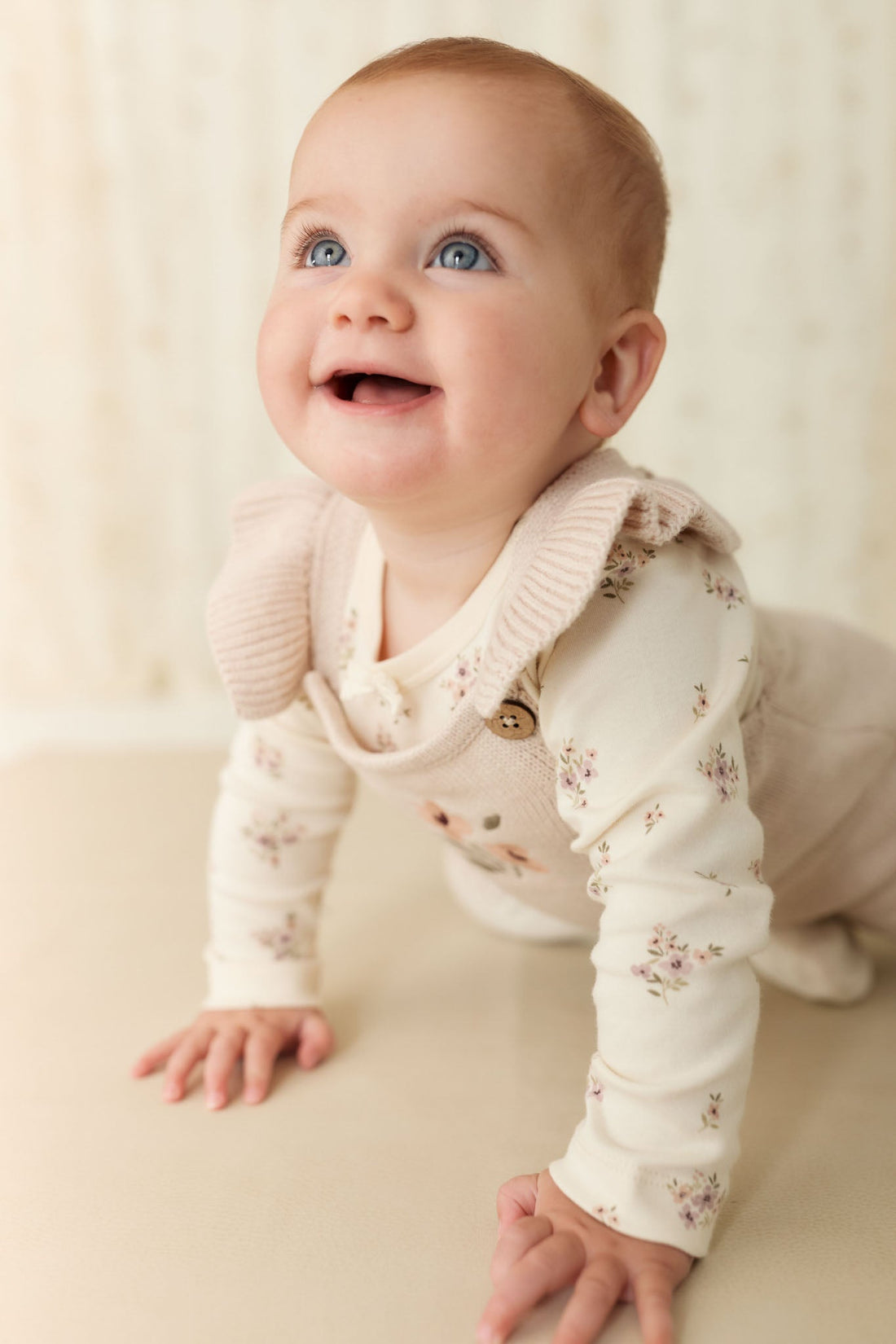 Lulu Romper - Rosewater Petite Goldie Childrens Romper from Jamie Kay Australia