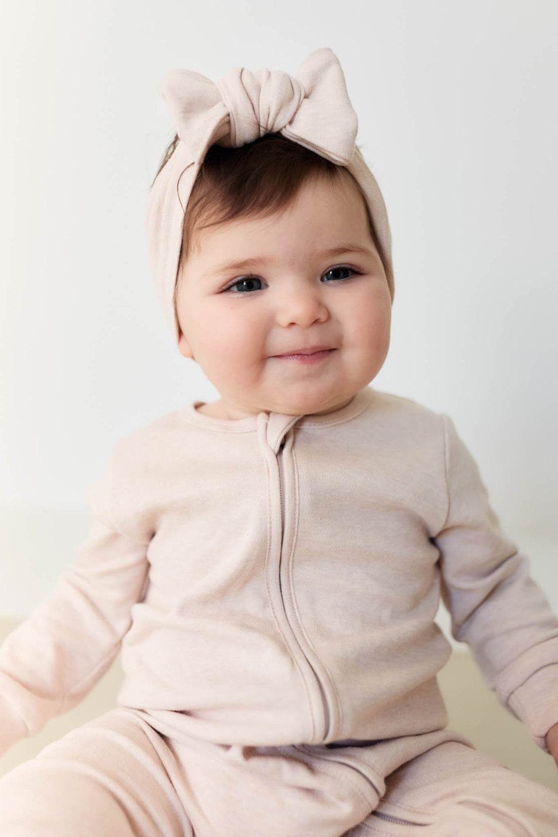 Pima Cotton Frankie Zip Onepiece - Luna Marle Childrens Onepiece from Jamie Kay Australia