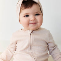 Pima Cotton Frankie Zip Onepiece - Luna Marle Childrens Onepiece from Jamie Kay Australia