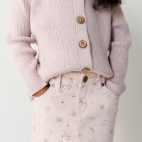 Adrienne Skirt - Petite Fleur Violet Childrens Skirt from Jamie Kay Australia