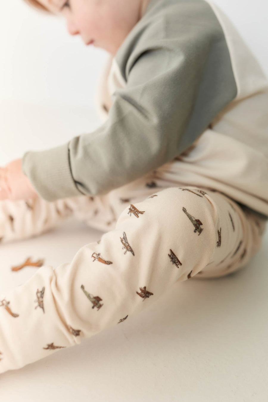 Organic Cotton Everyday Legging - Avion Shell Childrens Legging from Jamie Kay Australia