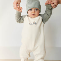 Organic Cotton Tao Sweatshirt Onepiece - Milford Sound Avion Childrens Onepiece from Jamie Kay Australia