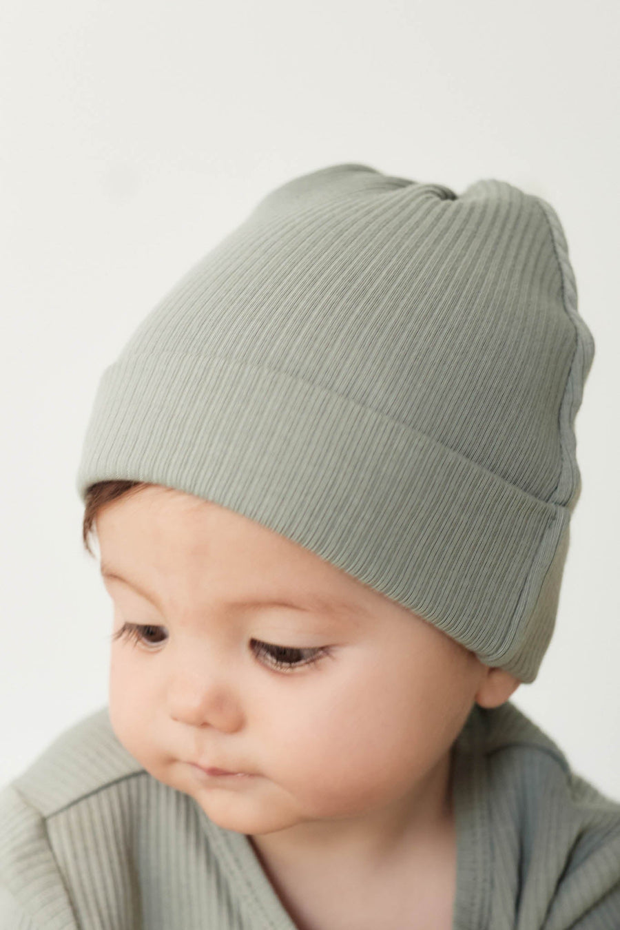 Organic Cotton Modal Knot Beanie - Milford Sound Childrens Hat from Jamie Kay Australia