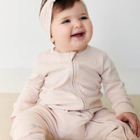 Pima Cotton Frankie Zip Onepiece - Luna Marle Childrens Onepiece from Jamie Kay Australia