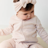 Pima Cotton Frankie Zip Onepiece - Luna Marle Childrens Onepiece from Jamie Kay Australia