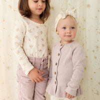 Ava Cardigan - Violet Tint Childrens Cardigan from Jamie Kay Australia