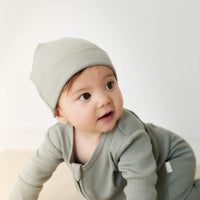 Organic Cotton Modal Knot Beanie - Milford Sound Childrens Hat from Jamie Kay Australia