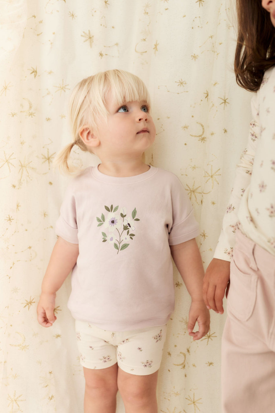 Pima Cotton Mimi Top - Luna Goldie Bouquet Childrens Top from Jamie Kay Australia